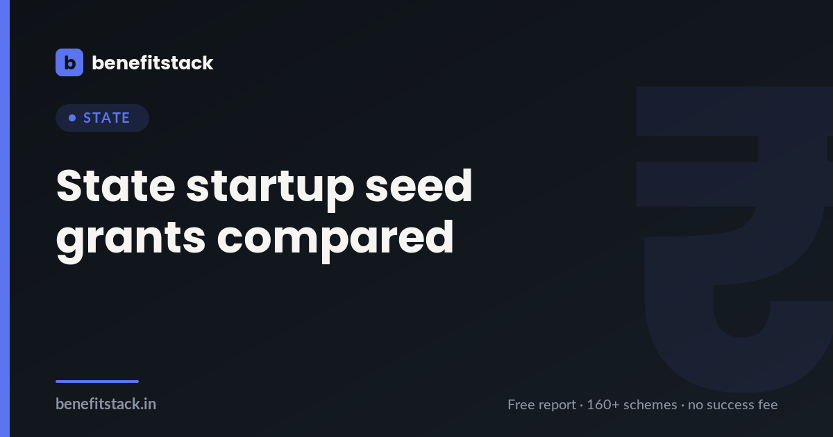 Hero image for: State Startup Seed Grants Compared: TN, Maharashtra, Gujarat